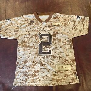 Nike Matt Ryan USMC Salute to service Camo NFL jersey Large.